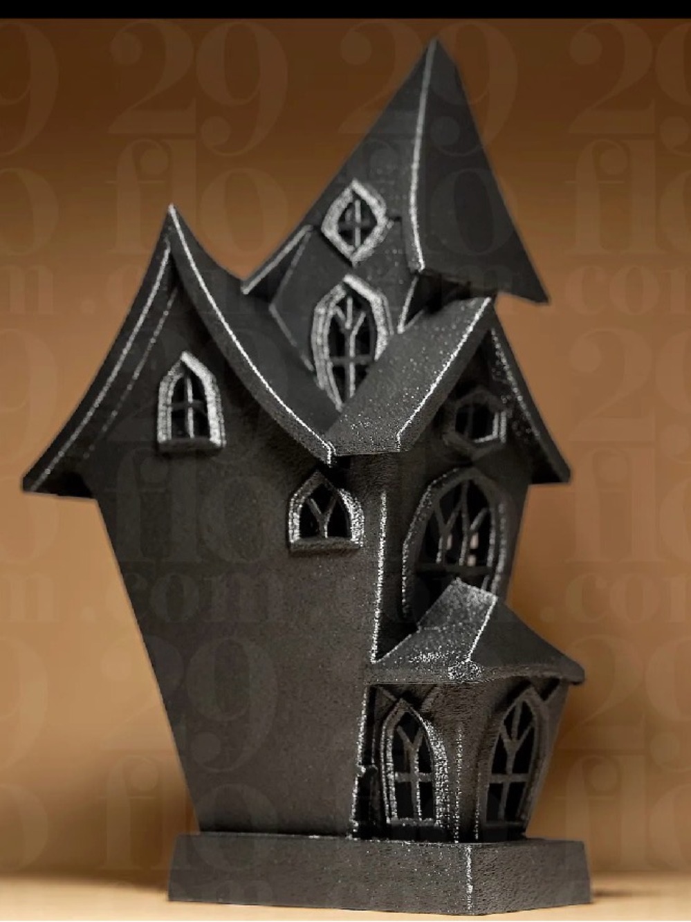 Black Gothic Haunted House Décor Halloween 🎃